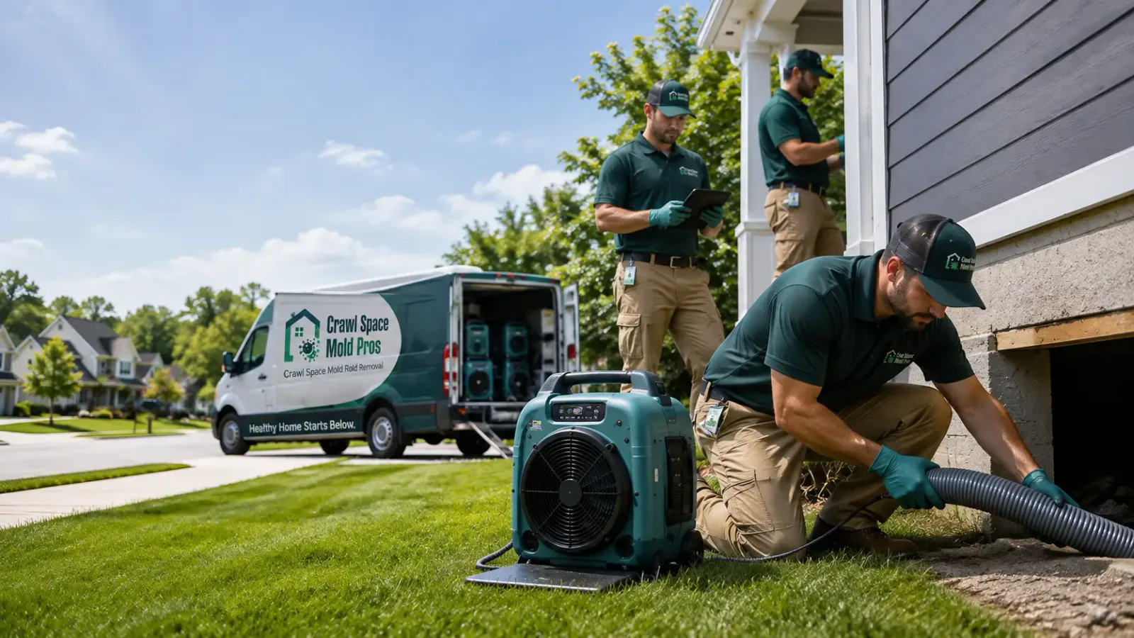 Crawl Space Mold Removal in Springville, AL